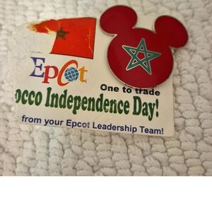 Epcot World Showcase Mickey Head Ears Morocco Collectable Pin 2007